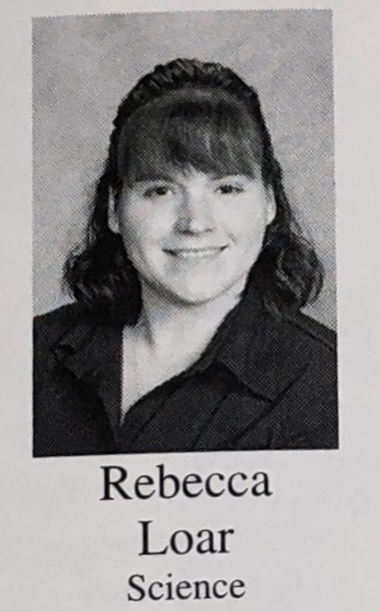 Science teacher Rebecca Loar in the 2008-2009 yearbook.