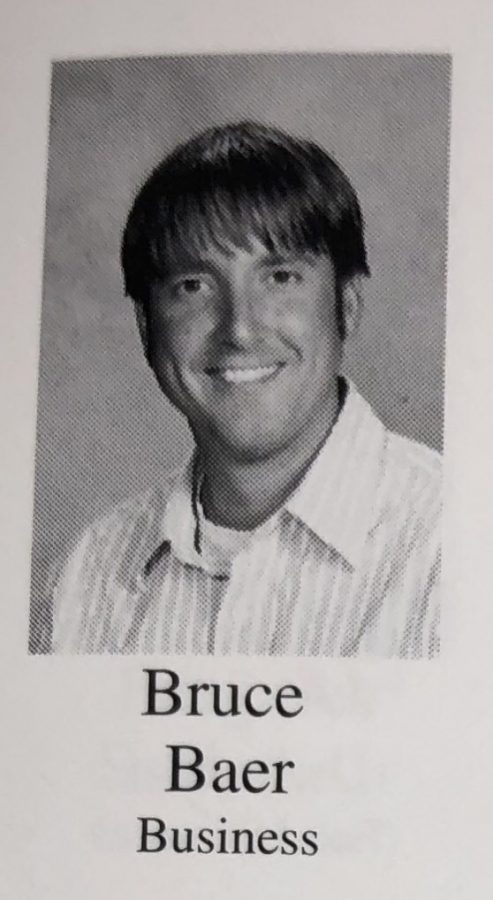 Business teacher Bruce Baer in the 2008-2009 yearbook.