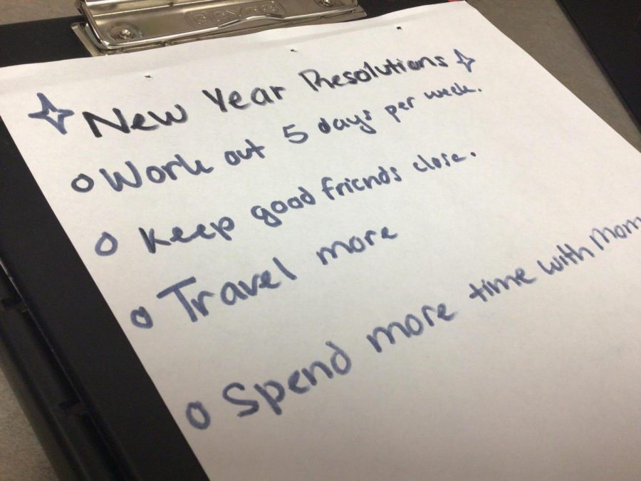 A New Year; A New Resolution