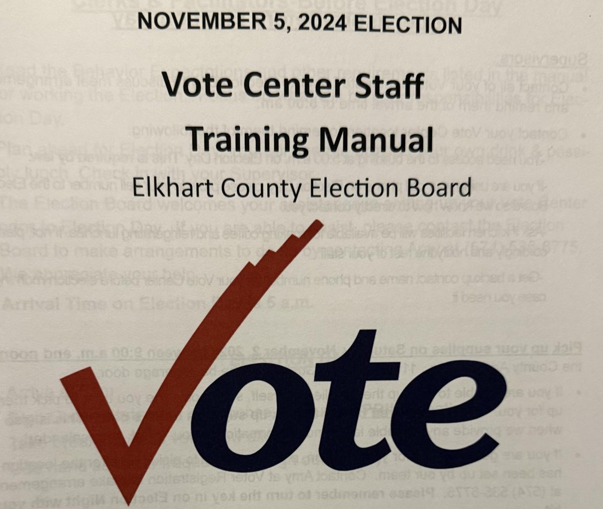 EHS Students Elect To Work The Polls