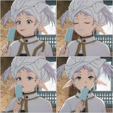 A meme where a character is licking a popcicle.