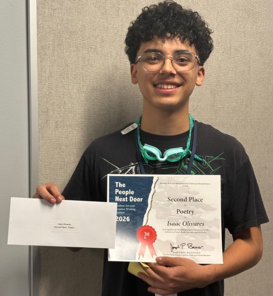  Isaac Olivares-Solis earned 2nd place.