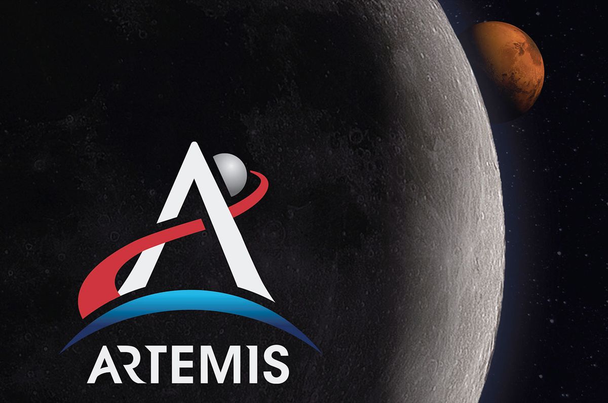 The Artemis program logo used by NASA.